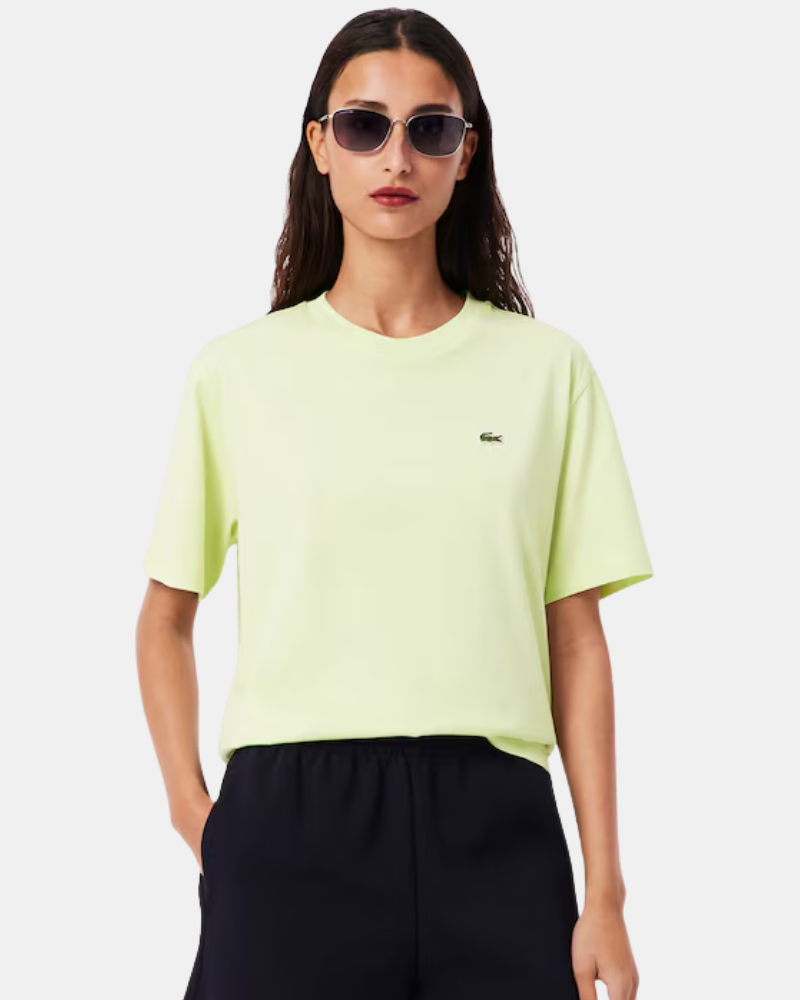 Camisetas Manga corta Mujer LACOSTE Verde TF7215