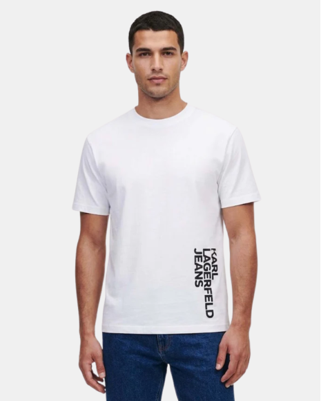 Camisetas Manga corta Hombre Karl Lagerfeld Blanco B2M17047
