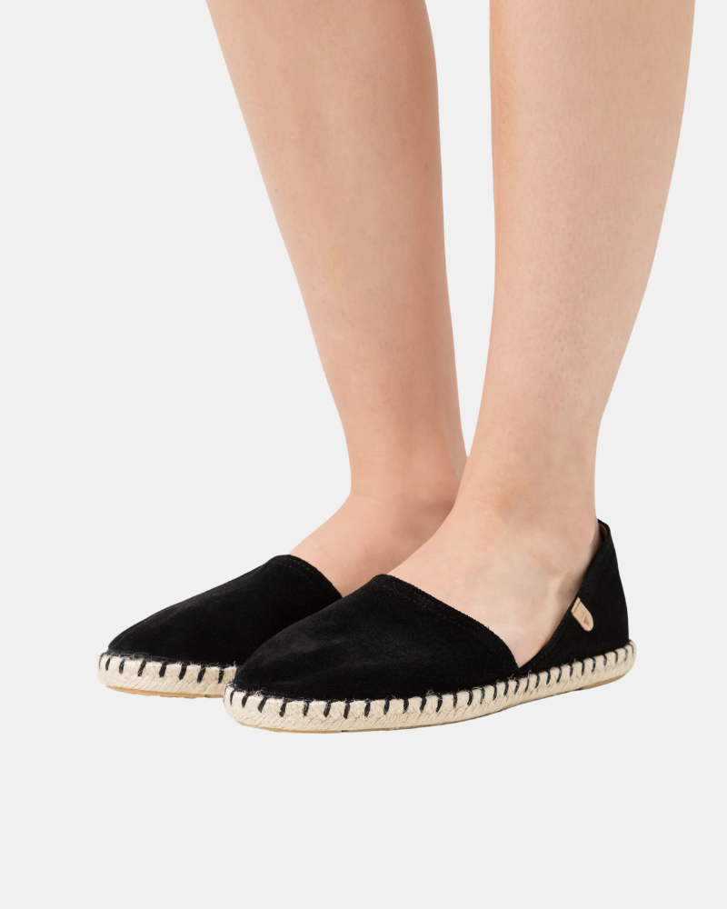 Sapatos Alpercatas Mulher Verbenas Preto CARMEN