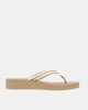 Sandalias Chancletas Mujer TOMMY HILFIGER Beige FW0FW09196RBC