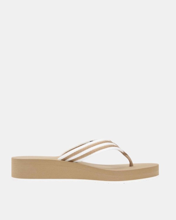 Sandalias Chancletas Mujer TOMMY HILFIGER Beige FW0FW09196RBC