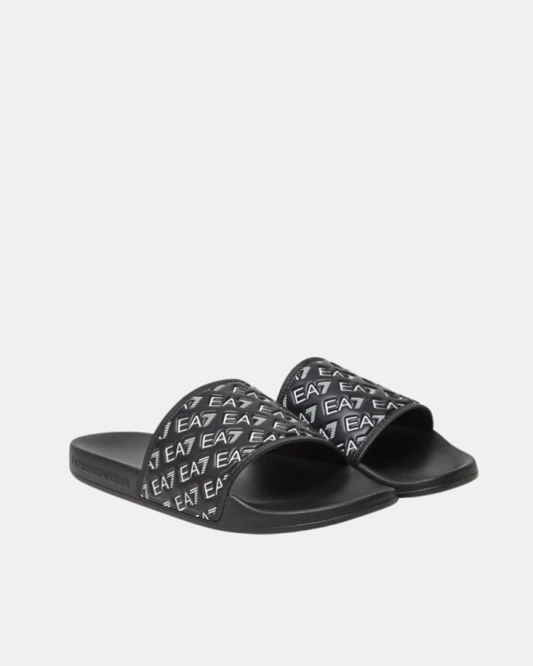 Sandalias Chancletas Hombre EA7 Negro 7X000109 AF15125