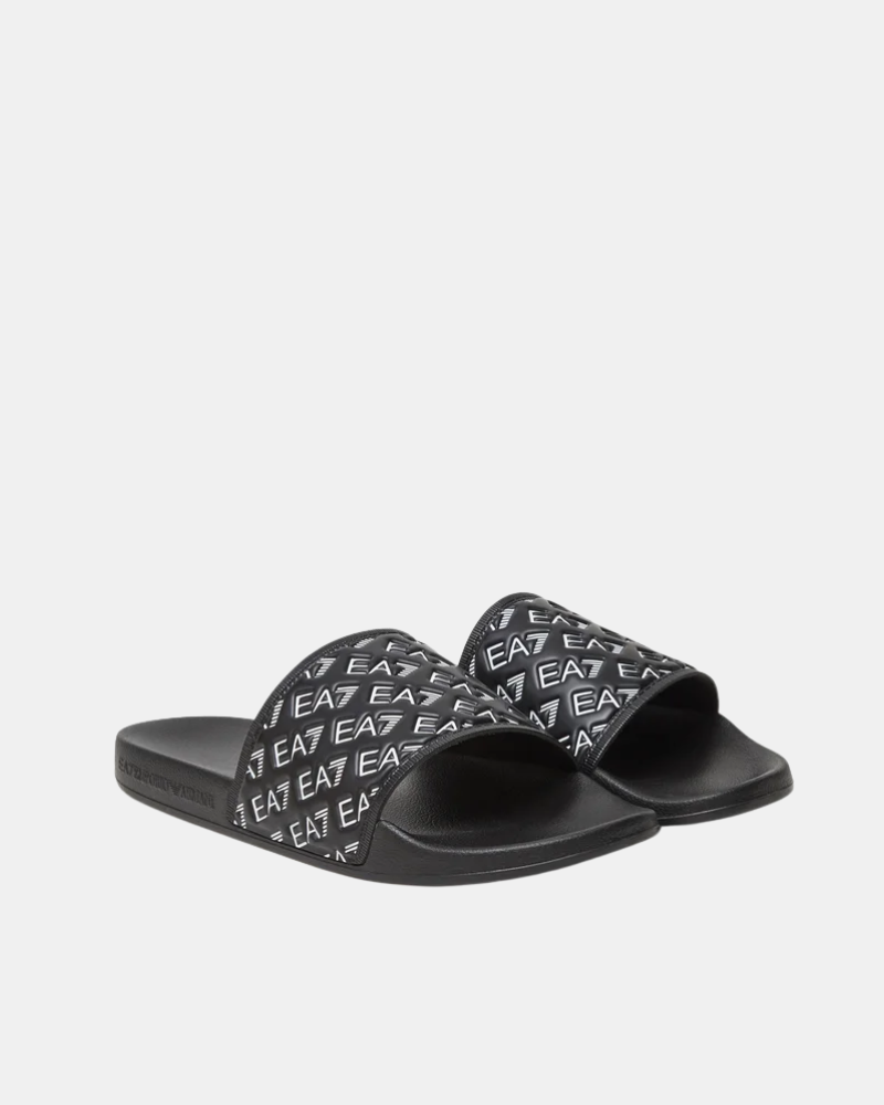 Sandalias Chancletas Hombre EA7 Negro 7X000109 AF15125