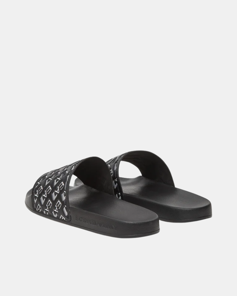 Sandalias Chancletas Hombre EA7 Negro 7X000109 AF15125