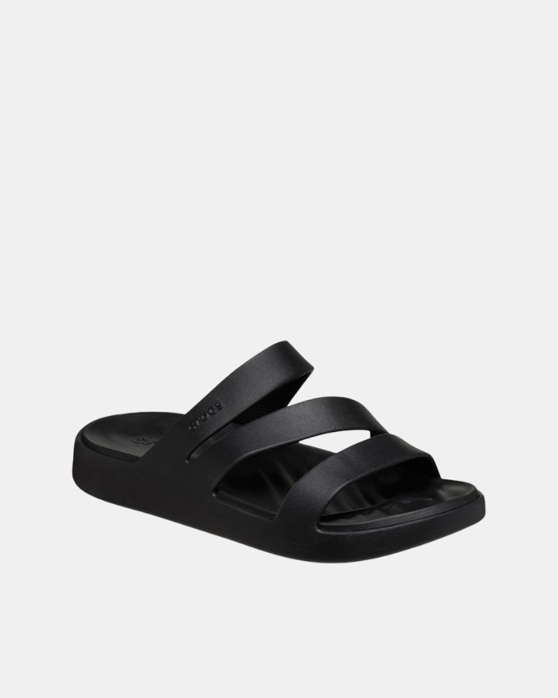 Sandálias Chinelos Mulher Crocs Preto 209587 GETAWAY STRAPPY W