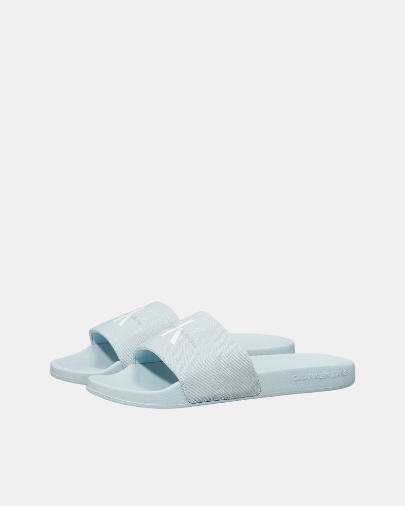 Sandalias Chancletas Mujer CALVIN KLEIN Azul YW0YW0183501H