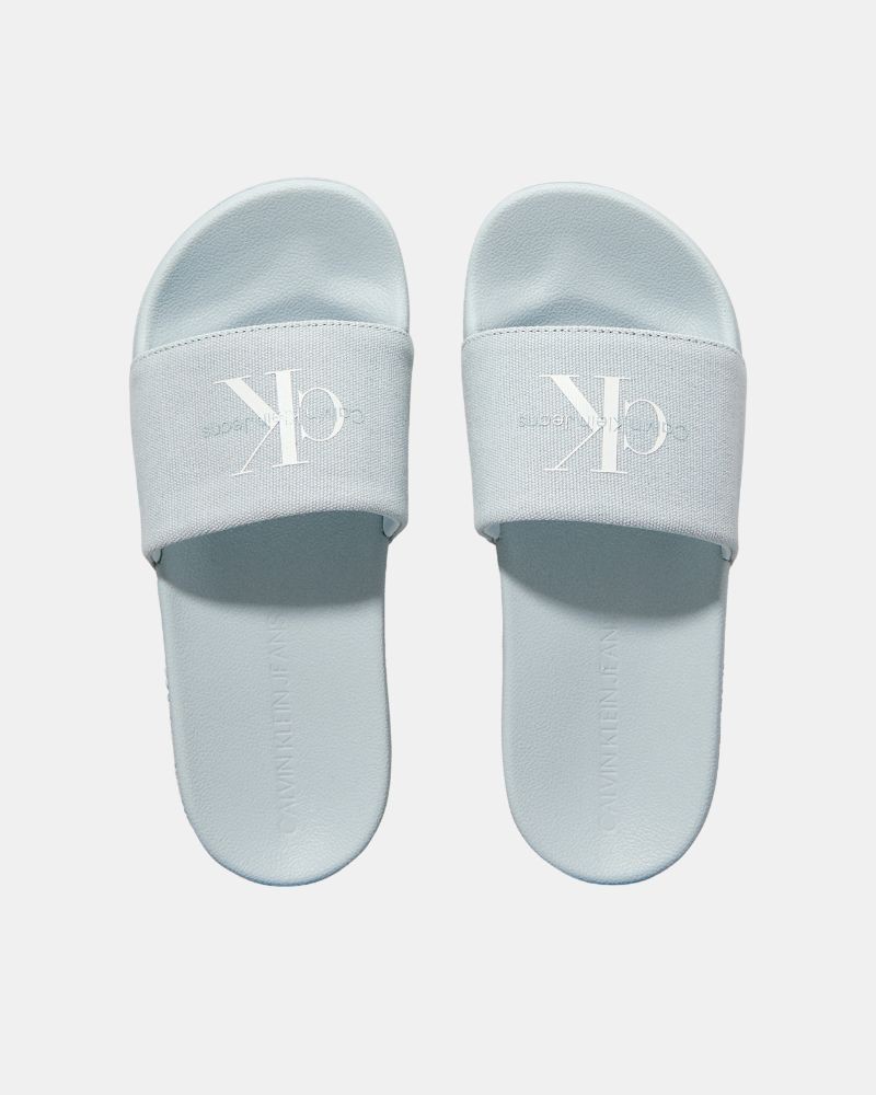 Sandalias Chancletas Mujer CALVIN KLEIN Azul YW0YW0183501H