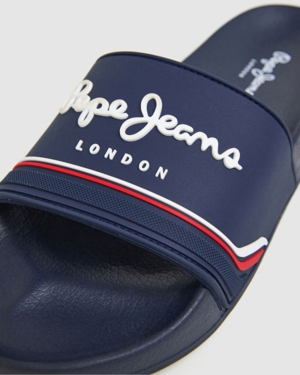 Sandálias Chinelos Homem PEPE JEANS Azul PMS70160 SLIDER ORIGIN M