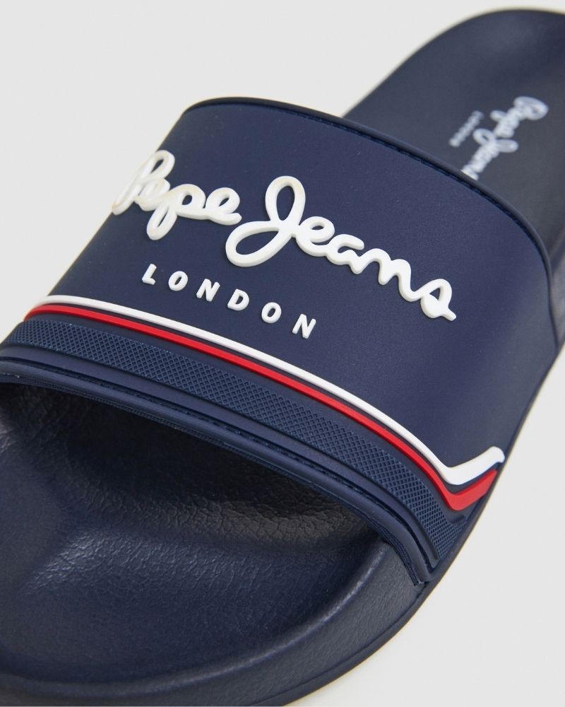 Sandálias Chinelos Homem PEPE JEANS Azul PMS70160 SLIDER ORIGIN M