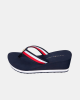 Sandalias Chancletas Mujer TOMMY HILFIGER Azul FW0FW08520DW6