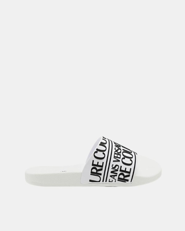 Sandálias Chinelos Homem Versace Branco 78YA3SQ1 71352