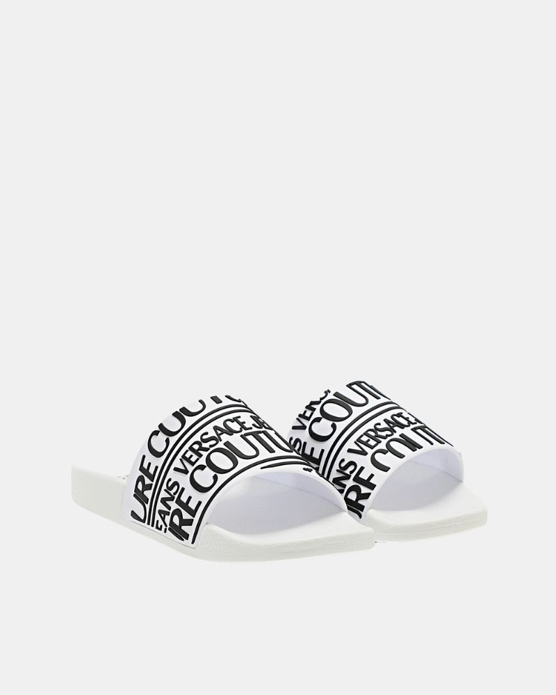 Sandálias Chinelos Homem Versace Branco 78YA3SQ1 71352