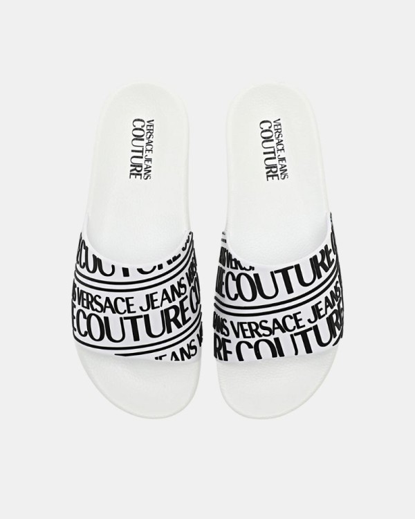 Sandálias Chinelos Homem Versace Branco 78YA3SQ1 71352