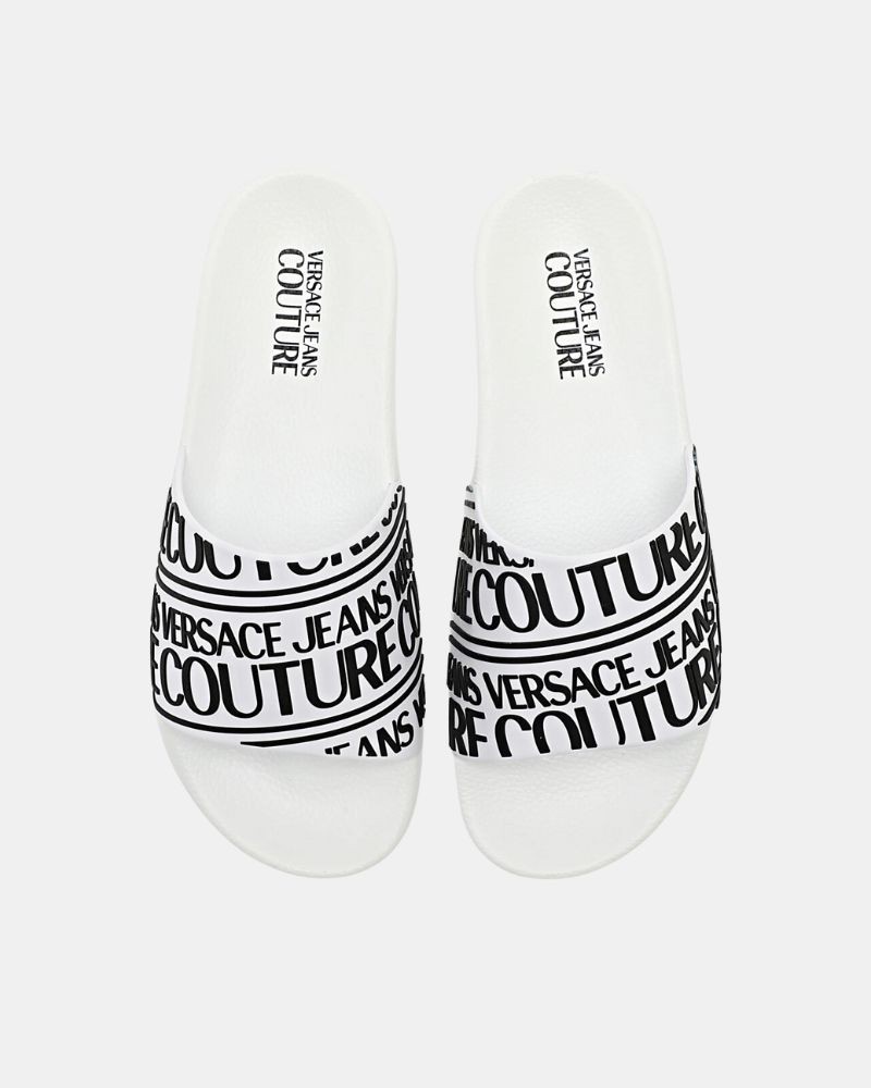 Sandálias Chinelos Homem Versace Branco 78YA3SQ1 71352