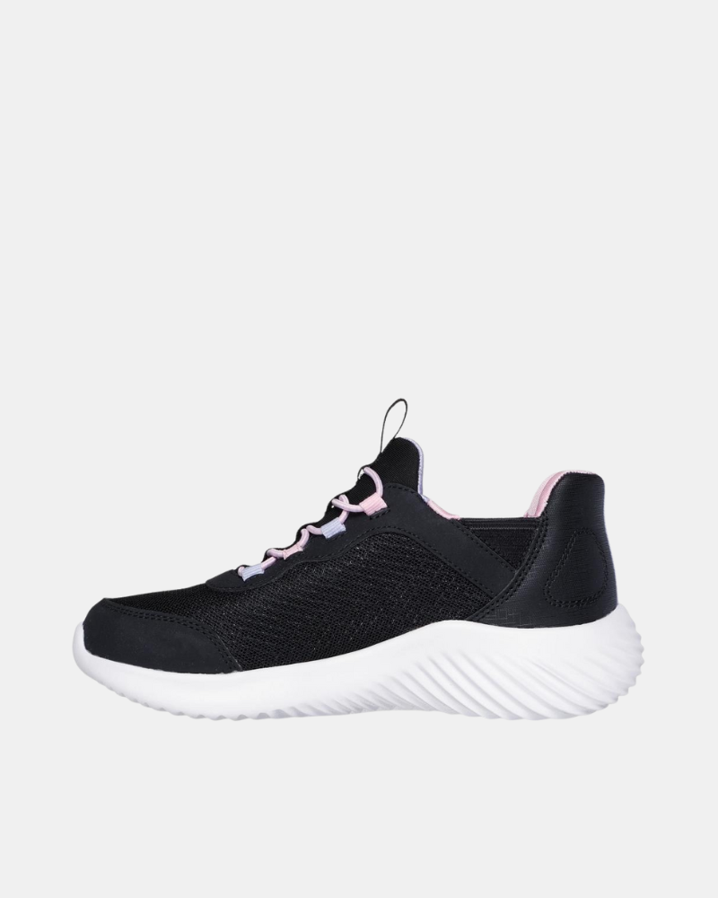 Sapatilhas Infantis SKECHERS Pretas 303585L SLIP INS BOUNDER Simples e Fofas