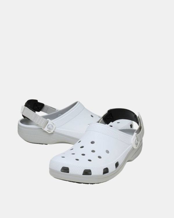Sandálias Chinelos Homem Crocs Branco 211287 CLASSIC TURBO CLOG U