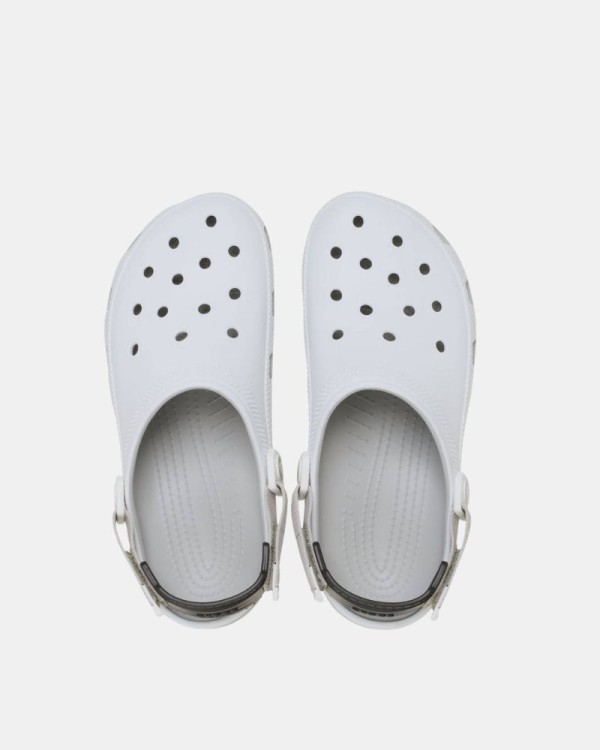 Sandálias Chinelos Homem Crocs Branco 211287 CLASSIC TURBO CLOG U