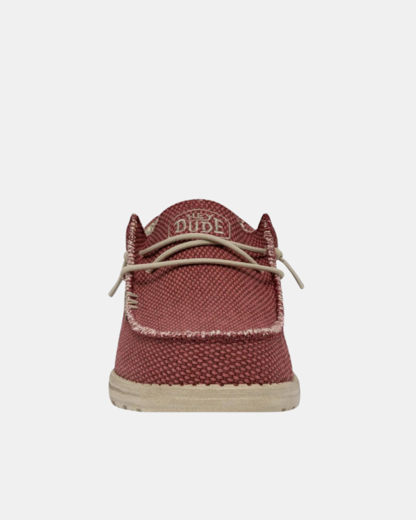 Sapatilhas Homem HEY DUDE Vermelho 40003 WALLY BRAIDED