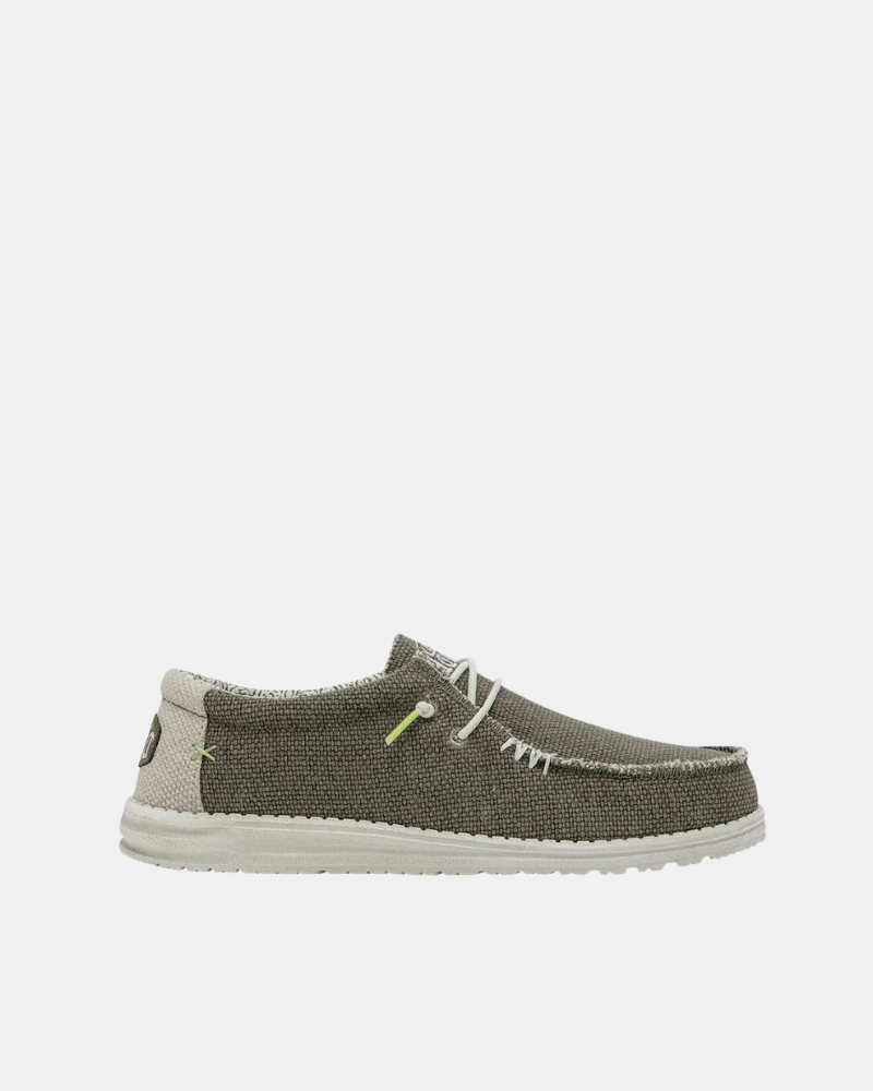 Zapatillas Hombre HEY DUDE Verde 40003 WALLY BRAIDED