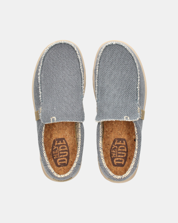 Sapatilhas Homem HEY DUDE Azul 40124 MIKKA BRAIDED