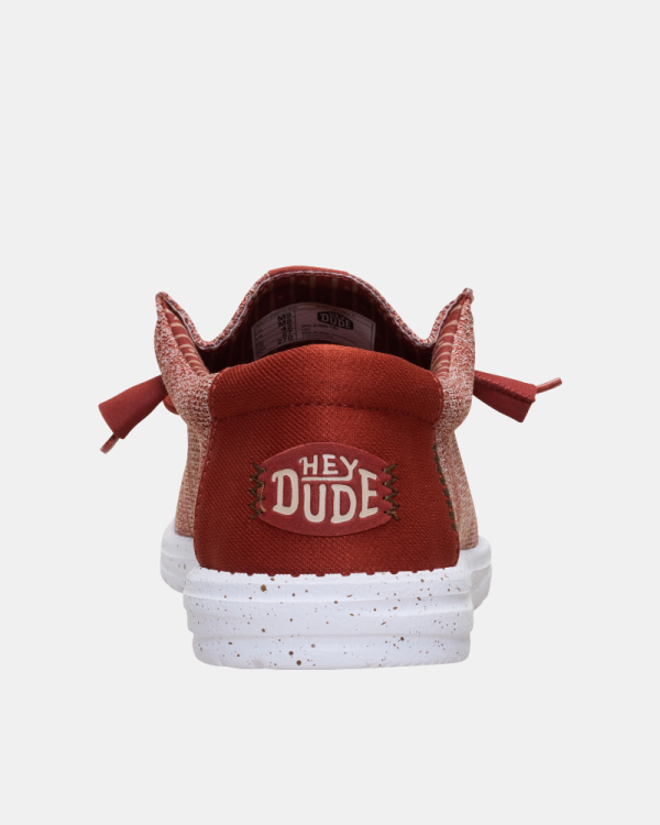 Zapatillas Hombre HEY DUDE Rojo 41898 WALLY STRETCH SOX