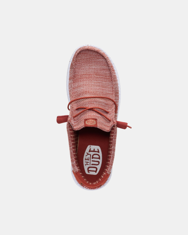 Zapatillas Hombre HEY DUDE Rojo 41898 WALLY STRETCH SOX