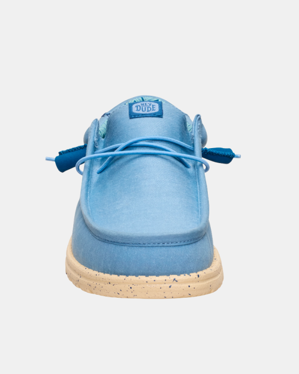 Sapatilhas Homem HEY DUDE Azul 40700 WALLY STRETCH CANVAS