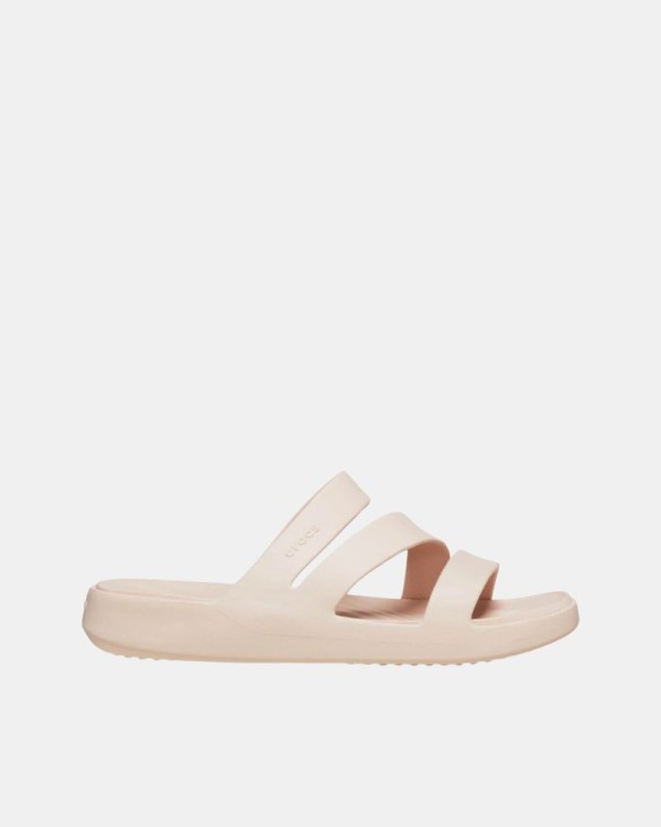 Sandálias Chinelos Mulher Crocs Nude 209587 GETAWAY STRAPPY W