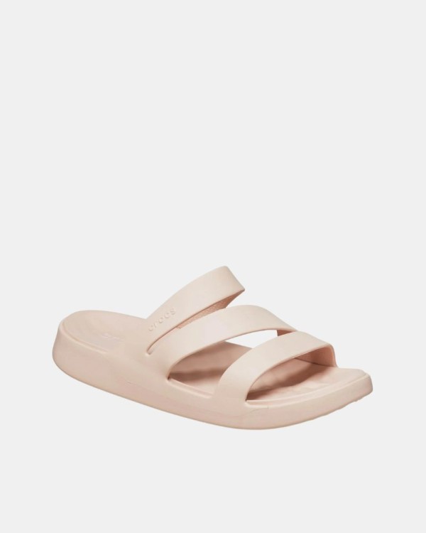 Sandálias Chinelos Mulher Crocs Nude 209587 GETAWAY STRAPPY W