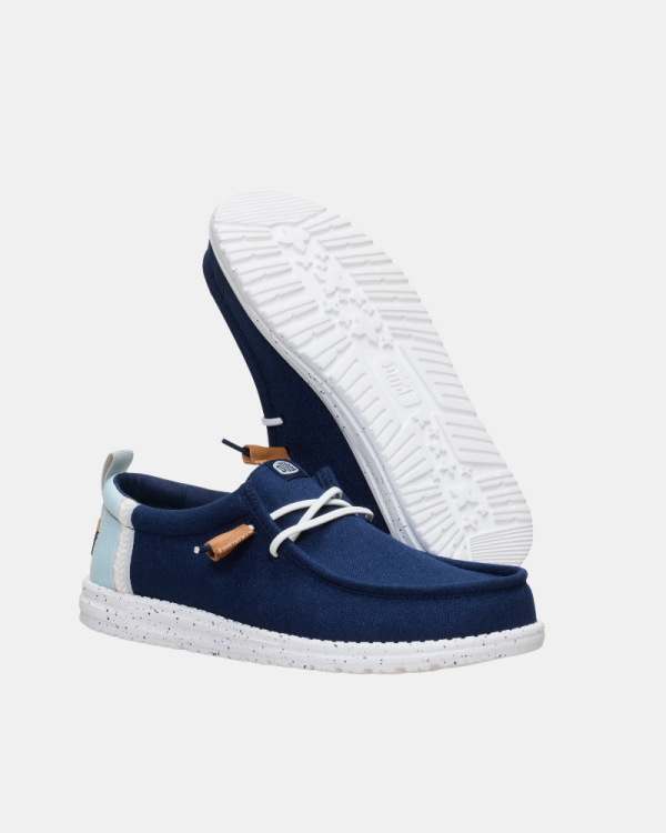 Sapatilhas Homem HEY DUDE Azul 43086 WALLY CRAFT LINEN