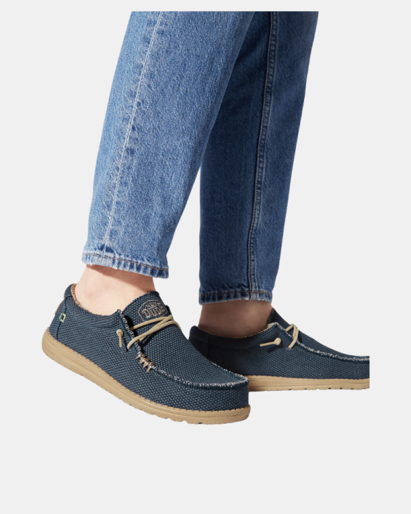 Zapatillas Hombre HEY DUDE Azul 40003 WALLY BRAIDED