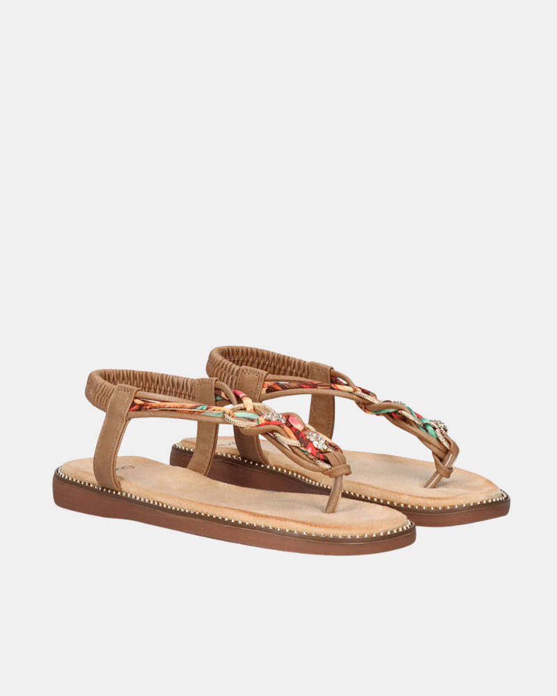 Sandalias Mujer EXE Marrón ZF1982 RR2