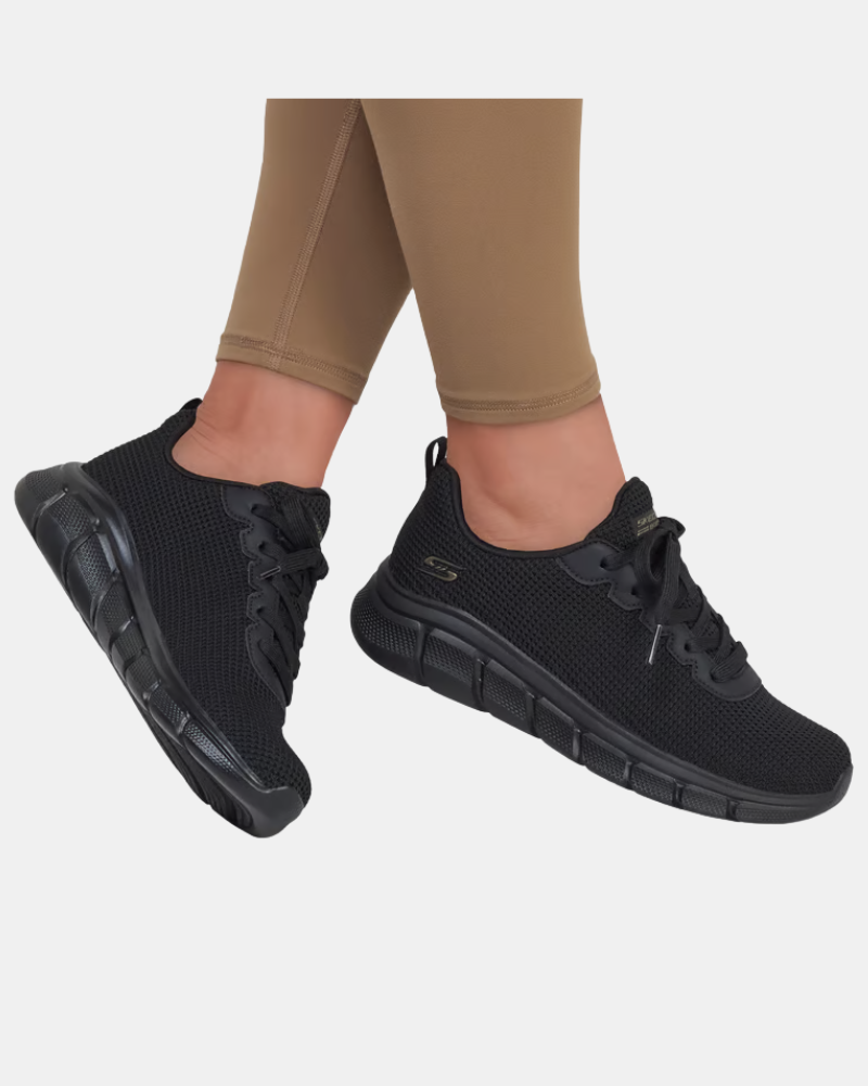 Sapatilhas Mulher SKECHERS Pretas 117346 BOBS SPORT B FLEX
