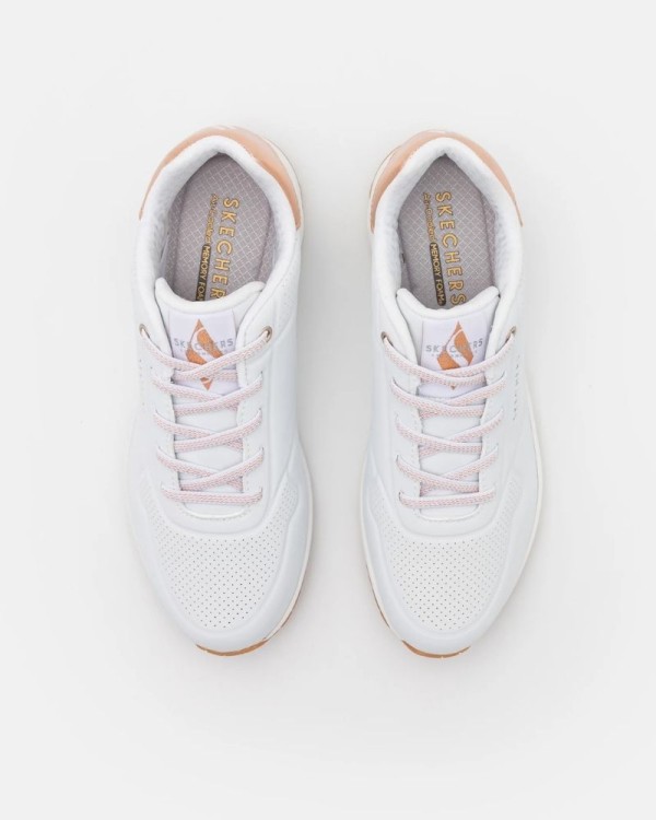 Zapatillas Mujer SKECHERS Blanco 155196 UNO SHIMMER AWAY