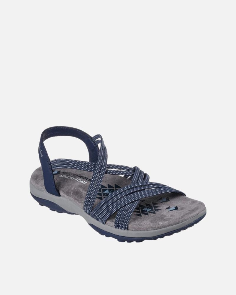 Sandalias Chancletas Mujer SKECHERS Azul 163117 REGGAE SLIM