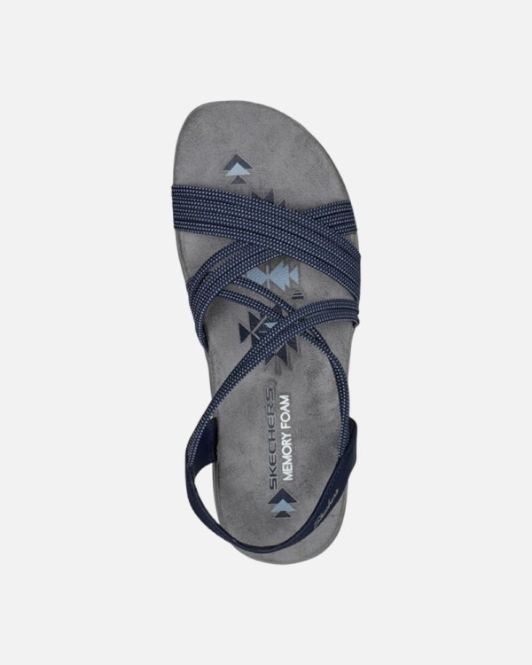 Sandalias Chancletas Mujer SKECHERS Azul 163117 REGGAE SLIM