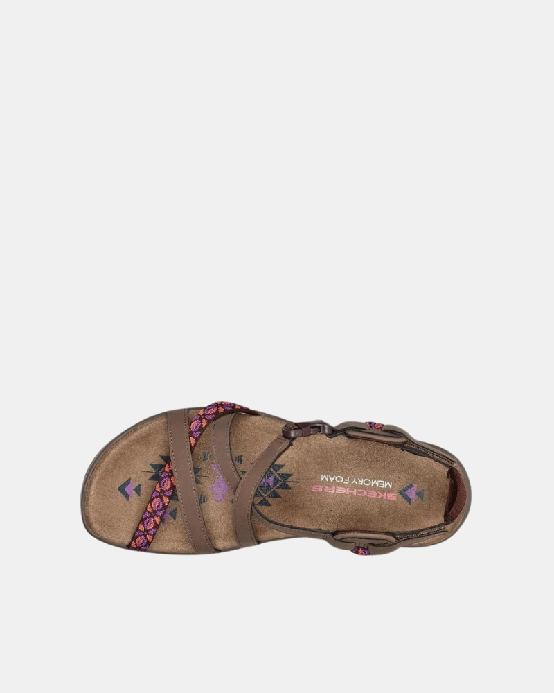 Sandalias Mujer SKECHERS Marrón 40955 REGGAE SLIM VACAY