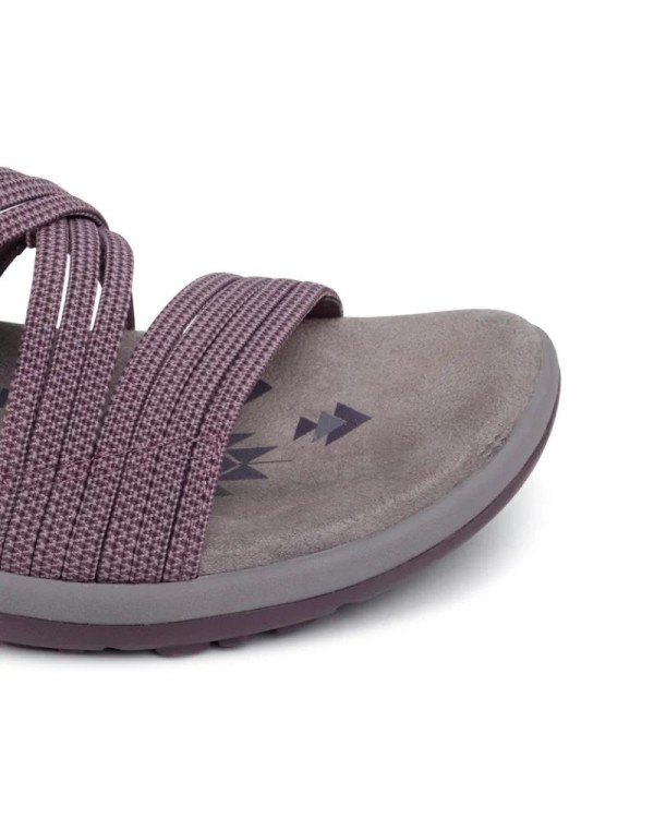 Sandalias Chancletas Mujer SKECHERS Morado 41180 REGGAE SLIM