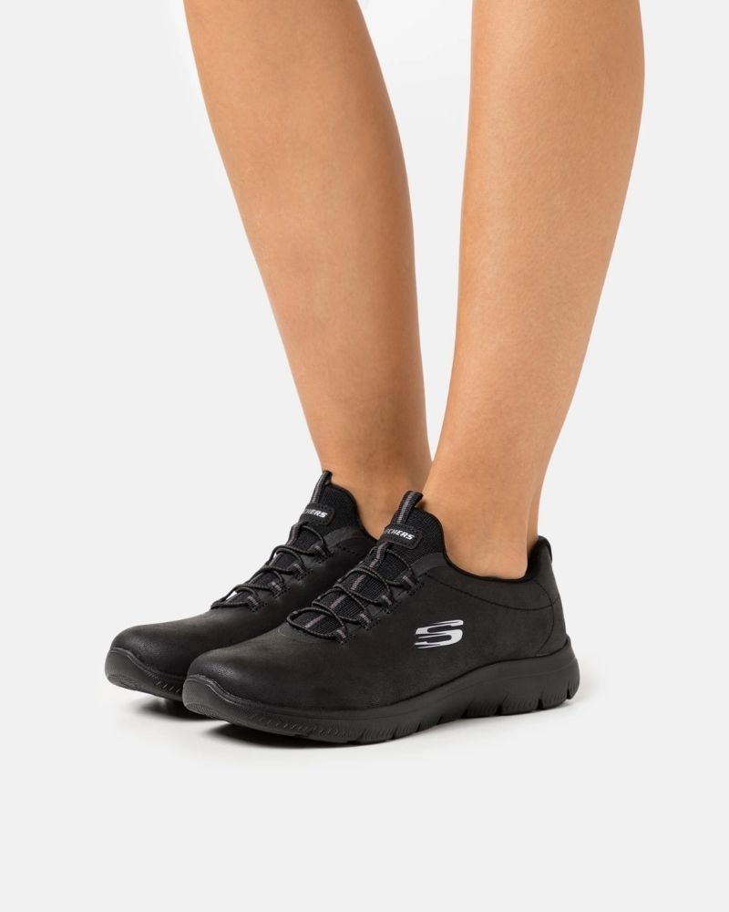 Sapatilhas Femininas SKECHERS Pretas 88888301 SUMMITS ITZ BAZIK