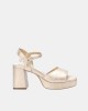 Sandalias Fiesta Mujer XTI Oro 141471