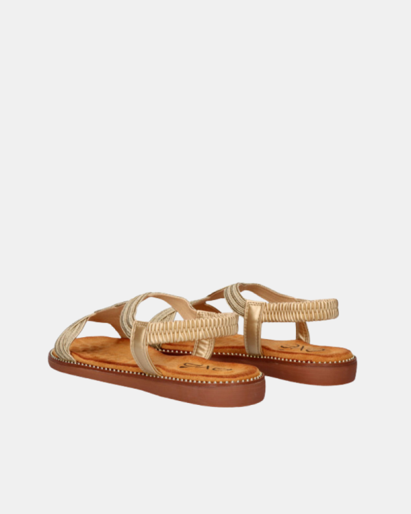 Sandalias Mujer EXE Oro ZF1982 F6