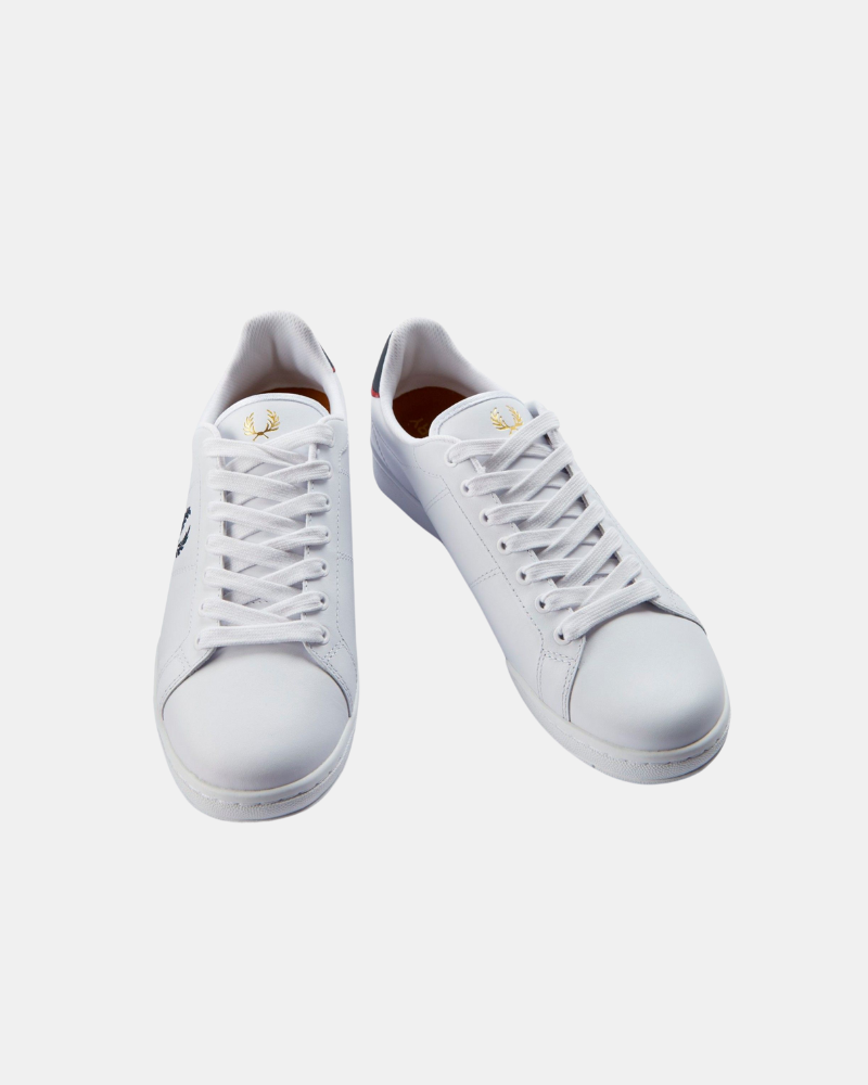 Sapatilhas Homem FRED PERRY Brancas B6311 B722