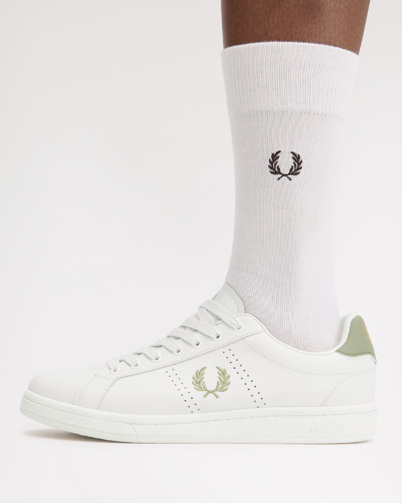 Ténis Homem FRED PERRY Branco B6312 B721