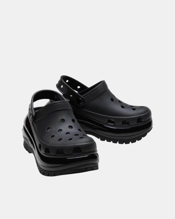 Sandalias Chancletas Mujer Crocs Negro 207988 MEGA CRUSH CLOG