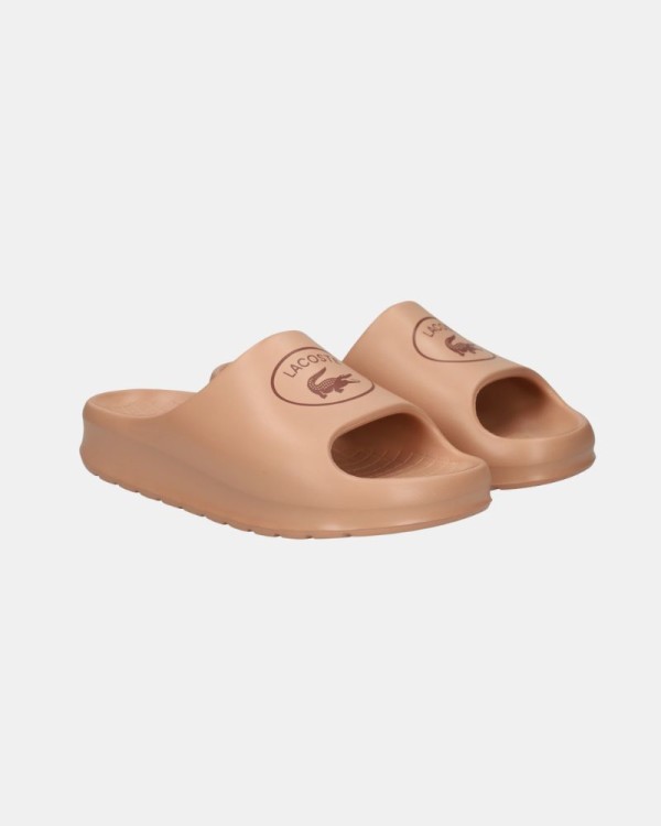 Sandalias Chancletas Mujer LACOSTE Rosa 49CFA0026 SERVE SLIDE