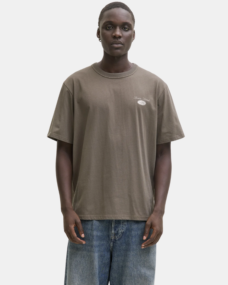 Camisetas de manga curta Homem JACK AND JONES Castanho 12288005 DOVER