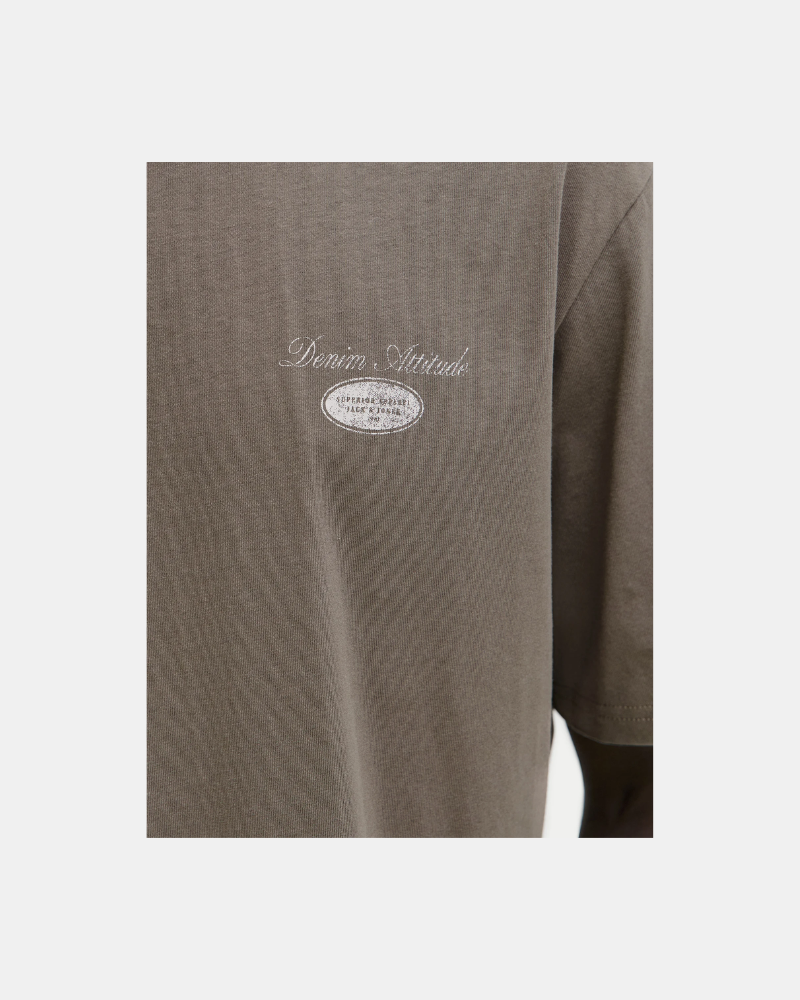 Camisetas de manga curta Homem JACK AND JONES Castanho 12288005 DOVER