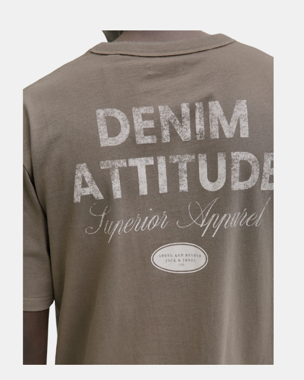 Camisetas de manga curta Homem JACK AND JONES Castanho 12288005 DOVER