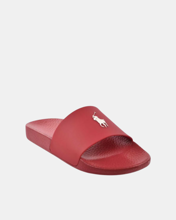 Sandalias Chancletas Hombre POLO RALPH LAUREN Rojo 809P07314 POLO SLIDE