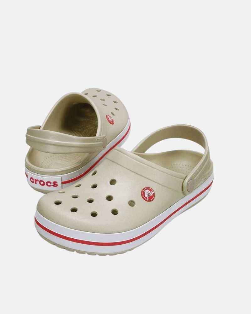Sandalias Mujer Crocs Beige 11016 CROCBAND CLOG U